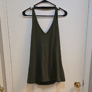 Torrid 1x Olive Green Halter Top